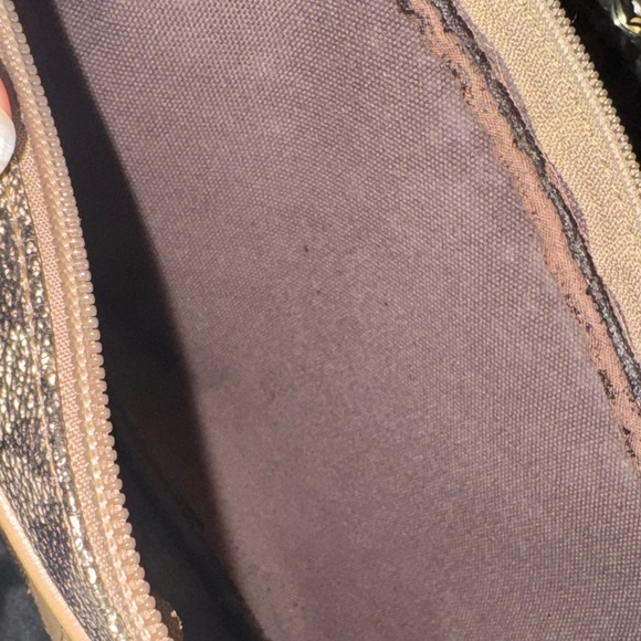 Yves Saint Laurent Brown Leopard-Print clutch/Pouchette - Picture 5 of 10